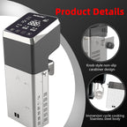 AnchorChef Immersion Circulator, Commercial Restaurant Sous Vide Machine，Large capacity sous vide, Fast-Heating，Sous vide cooker 1400W，With large Touchscreen Accurate Temperature Timer (110V)
