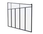 Palram Canopia Terrassenabdeckung Four Series Seitenwand grau, 4 Meter Tiefe, 4 Meter Tiefe