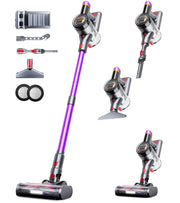 VIAFLY Cordless Vacuum Cleaner, 550W/45Kpa/60Mins Stick Vacuum, Anti-Tangle Vacuum Cleaners for Home with Self-Standing, LDE Display, 8-in-1 Wireless Vacuum for Carpet Pet Hair Hardfloor