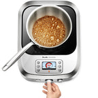 Breville Commercial CMC850BSS Control Freak Precise Temperature Controlled Induction Cooktop, Brushed Stainless Steel