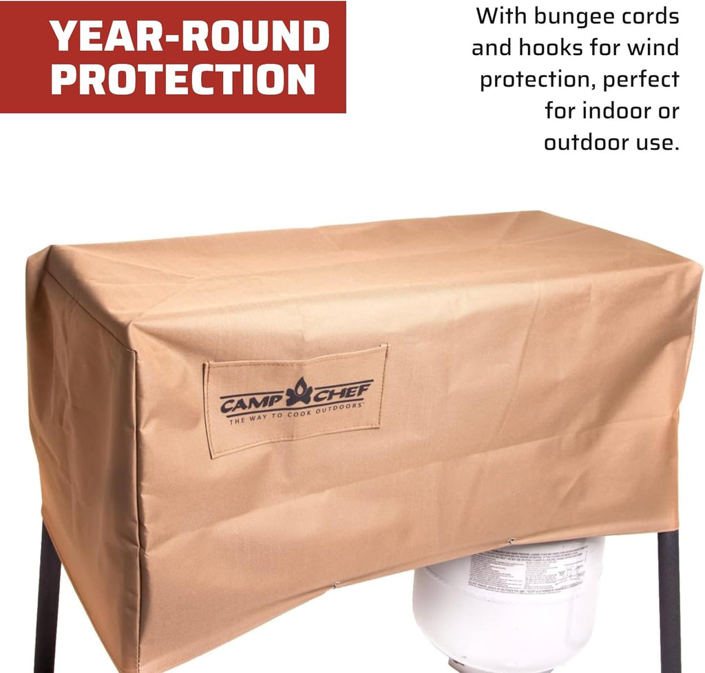 Camp Chef PC32 Patio Cover for 2 Burner Stoves 600 Denier Nylon Beige