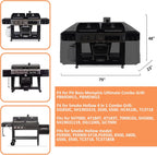Blackhoso 79in Smoker Cover for Pit Boss Memphis Ultimate Combo Grill