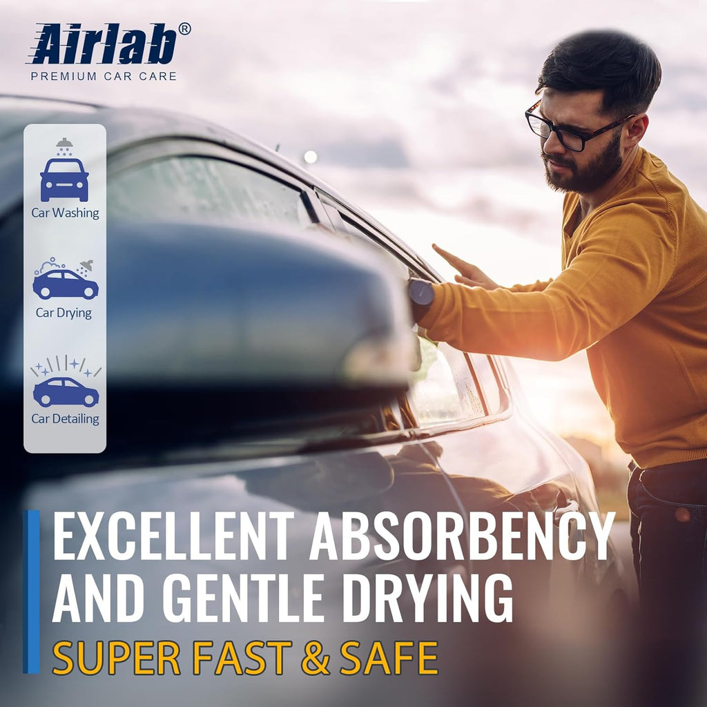 Airlab Twisted Microfiber Cleaning Cloth 2 Pack 60x40cm