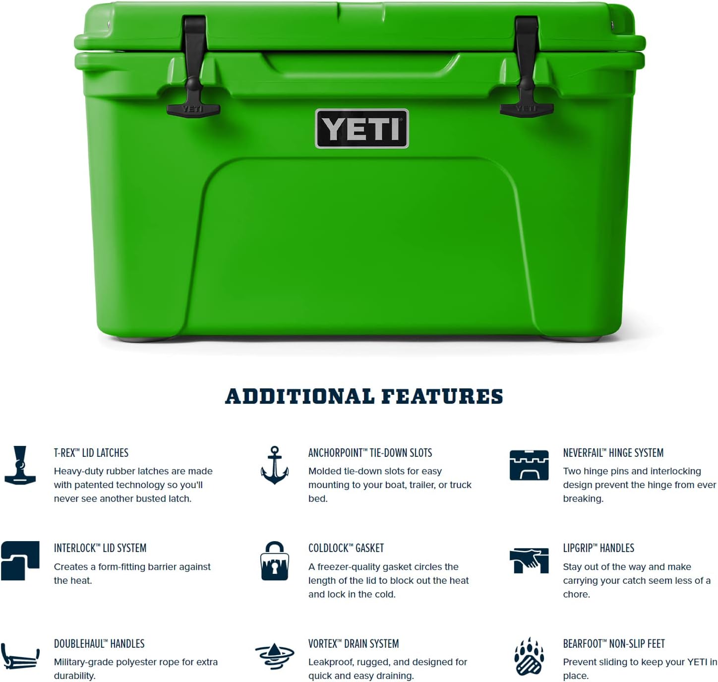 YETI Tundra 45 Cooler 45-Quart Green