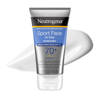Neutrogena Sport Face Sunscreen Lotion SPF 70+ Oil-Free Sweat Resistant