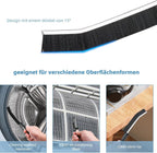 HOPAISH 5-Pack Grout Cleaning Brush Stiff Bristles Black
