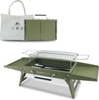 Charmline Foldable Portable Charcoal Grill 34x23cm Green