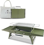 Charmline Foldable Portable Charcoal Grill 34x23cm Green