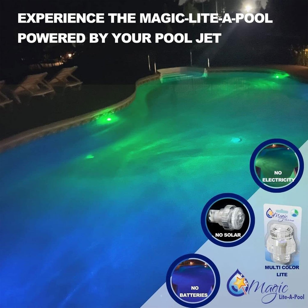 Magic Lite-A-Pool LED Pool Jet Light White