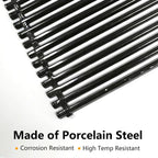 Hongso 17.4" Porcelain Steel Grill Grates for Weber Genesis Spirit