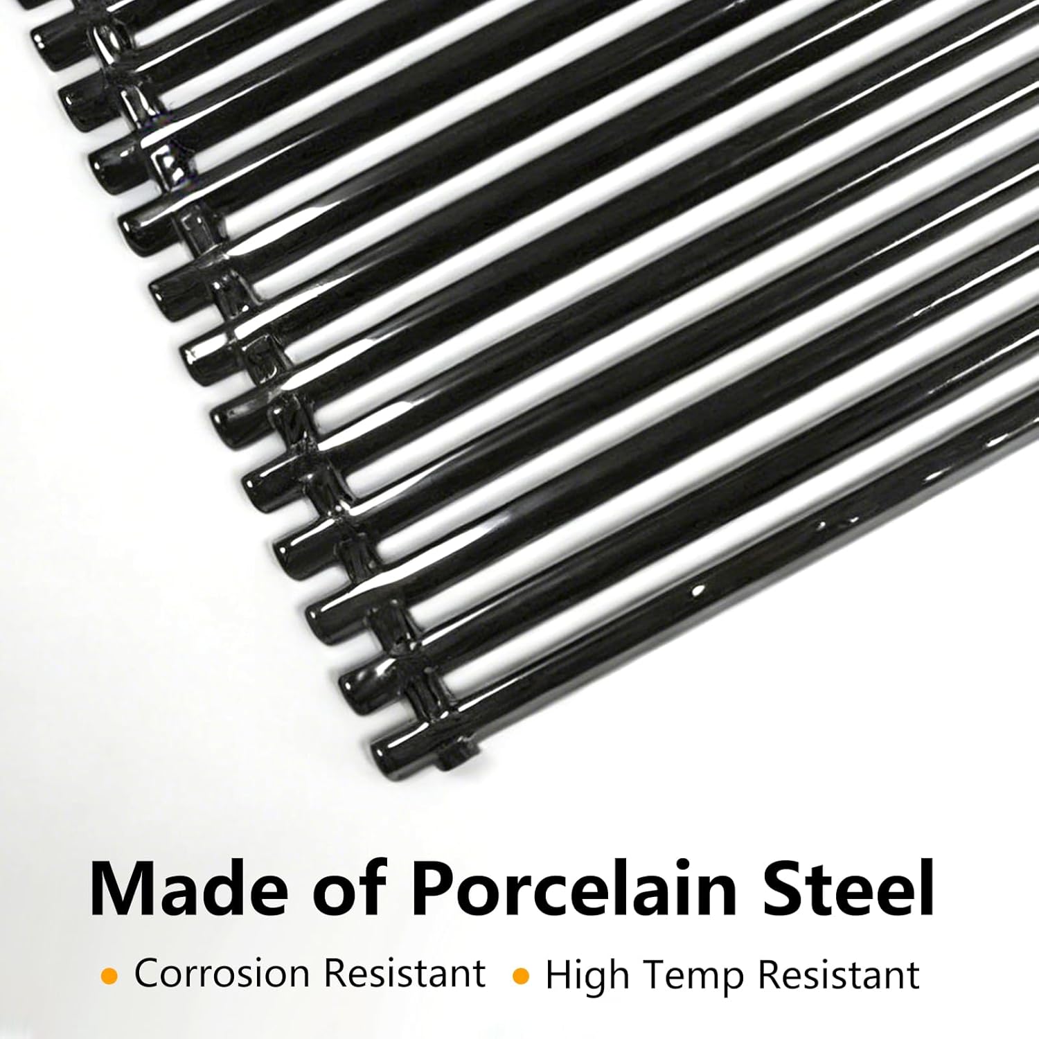 Hongso 17.4" Porcelain Steel Grill Grates for Weber Genesis Spirit