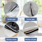 HOPAISH 5-Pack Grout Cleaning Brush Stiff Bristles Black