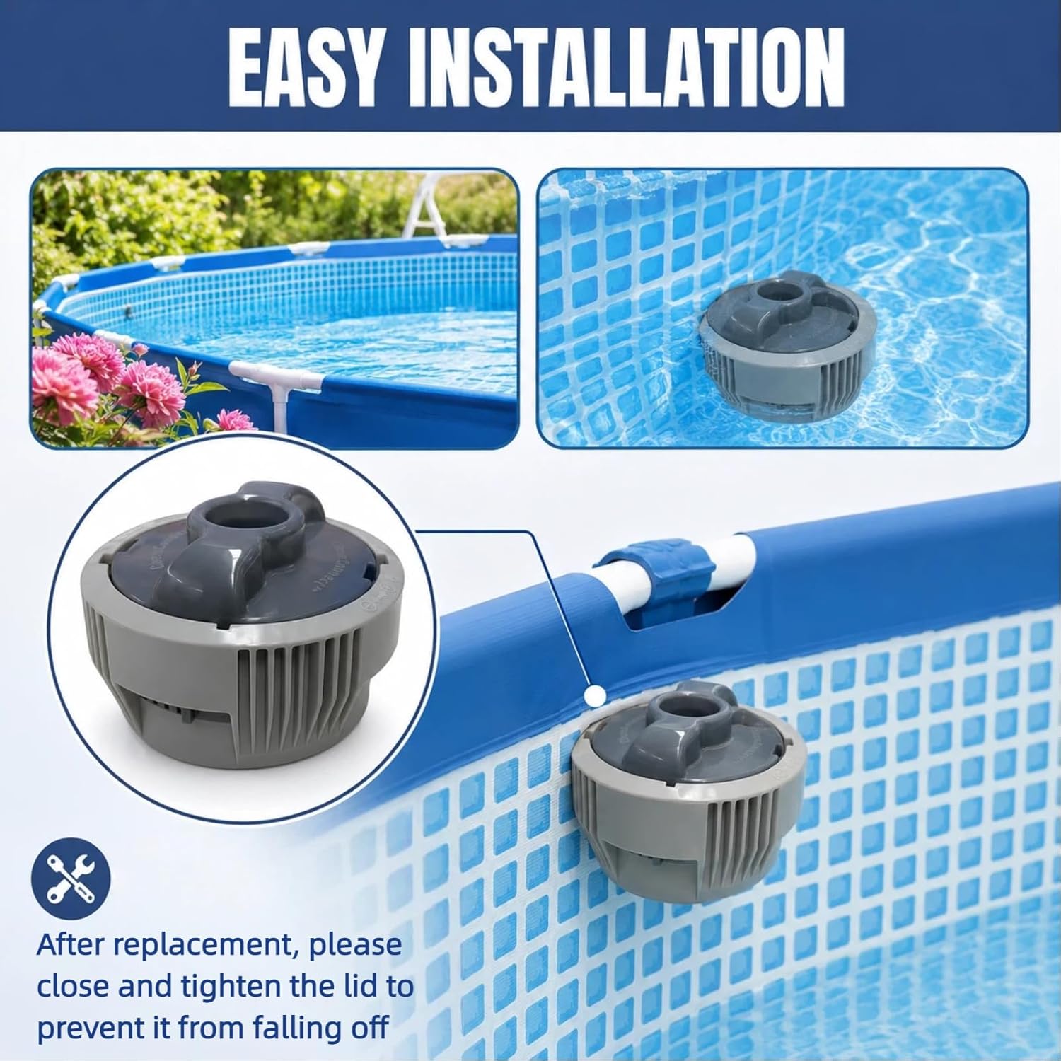 FGGHTLEA P05345 P03821 Chemical Chlorine Dispenser Replacement for Lay Z Spa
