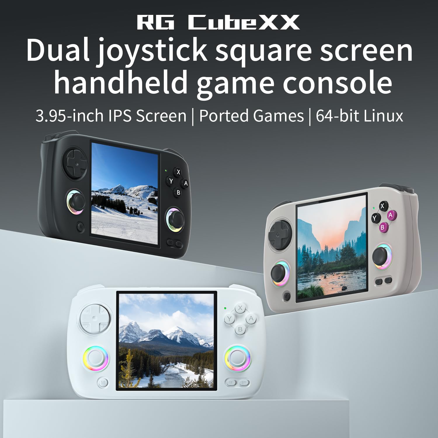 Anbernic RG CubeXX Retro Handheld Game Console 3.95in IPS Screen