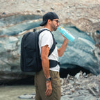 Super Sparrow FlipFlow Stainless Steel Water Bottle 500ml Grey