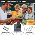 BRAST® Alu Pavillon Summerdream | viele Modelle & Farben | Größen 3x3m 3x4m | Moskitonetz + LEDs | TÜV geprüft | wasserdicht | UV-Schutz | festes Dach | 3x4m Beige LEDs