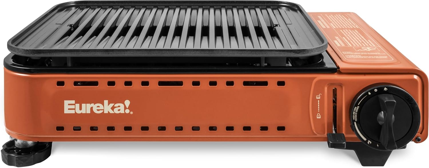 Eureka SPRK Portable Butane Camping Grill Potter's Clay