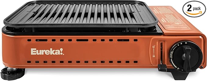 Eureka SPRK Portable Butane Camping Grill Potter's Clay