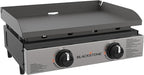 Blackstone 1666 22 Inch Tabletop Griddle Stainless Steel Faceplate Black
