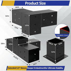 JEXALINE Heavy Duty Steel Pergola Bracket Kit for 4x4 Lumber