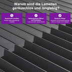 PURPLE LEAF Adjustable Louvered Roof Pergola