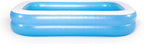 Bestway 54006 Family Rectangular Inflatable Paddling Pool Blue/White