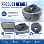 FGGHTLEA P05345 P03821 Chemical Chlorine Dispenser Replacement for Lay Z Spa