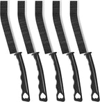 HOPAISH 5-Pack Grout Cleaning Brush Stiff Bristles Black