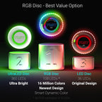 TOSY RGB LED Flying Disc 16 Million Colors Rechargeable
