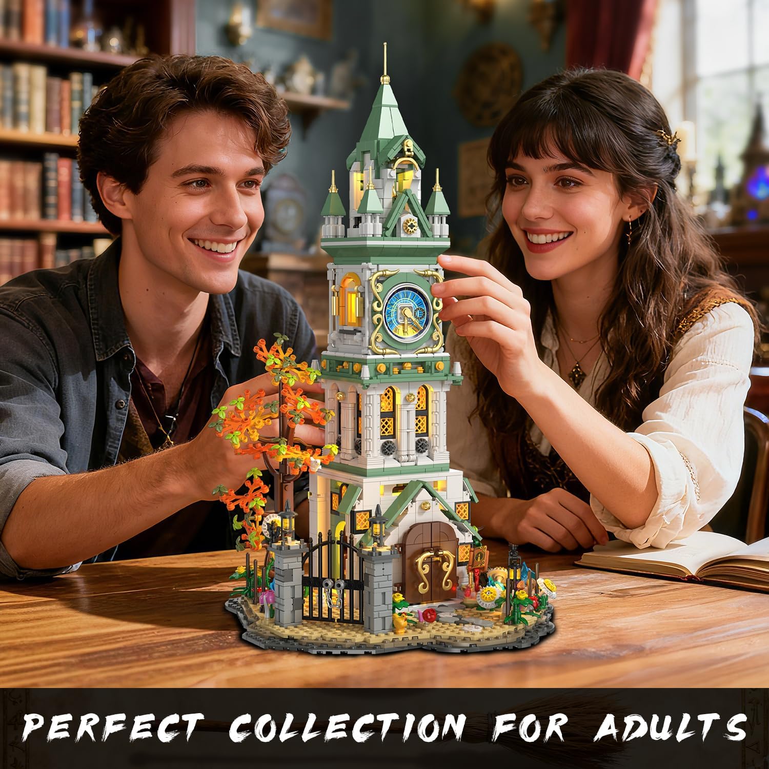 INSOON Magic Clock Tower Building Set 1566 PCS