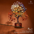Crystal Tree of Life 7 Chakra Birthday Gifts for Women, Unique Gifts for Her, Home and Office Decor, Handmade Healing Crystals Tree Bring Positive Energy, Money, Good Luck, Gifts for Mom & Love Ones