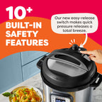 Instant Pot Duo 7-in-1 Electric Pressure Cooker, Slow Cooker, Rice, Steamer, Sauté, Yogurt Maker, Warmer & Sterilizer, Includes App With Over 800 Recipes, Stainless Steel, 6 Quart