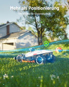 MAMMOTION LUBA 2 AWD 3000X Mähroboter ohne Begrenzungskabel, NetRTK+Vision, Keine RTK-Antenne erforderlich, Auto-Kartierung, Empf. 3000m², Max. 3600m², mit 4G-Modul, 80% Steigung