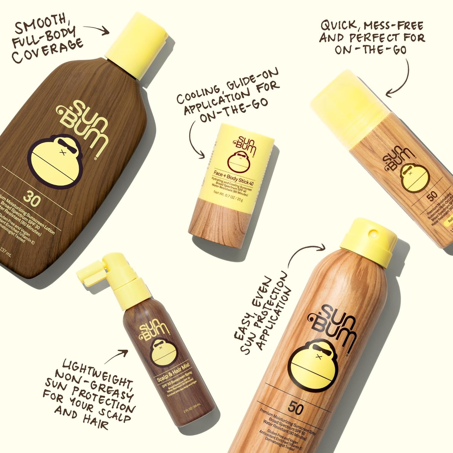 Sun Bum Original SPF 70 Sunscreen Body Lotion