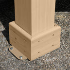 Yardistry 10 x 12 Meridian Cedar Wood Pergola Brown