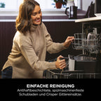 Ninja Dual Zone Digital Air Fryer, 2 Schubladen, 6-in-1, Heißluftfritteuse, 9,5L, Heißluft-Frittieren, Max Crisp, Rösten, Backen, Aufwärmen, Spülmaschinenfeste Körbe, Stone/Gold DZ400EUSTGD