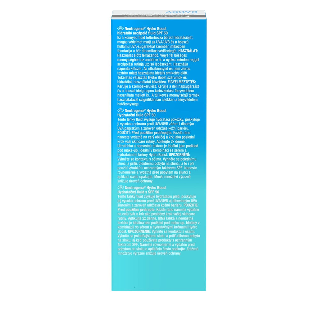 Neutrogena Hydro Boost Hydrating Fluid SPF50 50ml