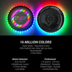 TOSY RGB LED Flying Disc 16 Million Colors Rechargeable