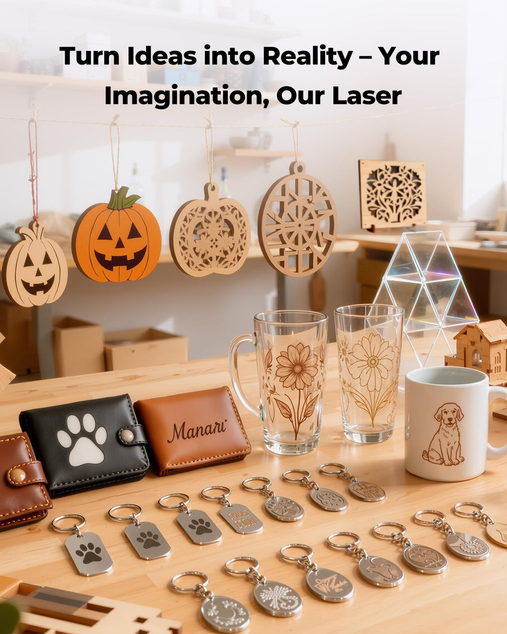ACMER S1 Laser Engraver, 3500mW Laser Engraver Machine Higher Accuracy Wood Cutter and Engraving Machine with Working Area 130x130mm,0.04mm Laser Spot for Wood Acrylic Metal Glass