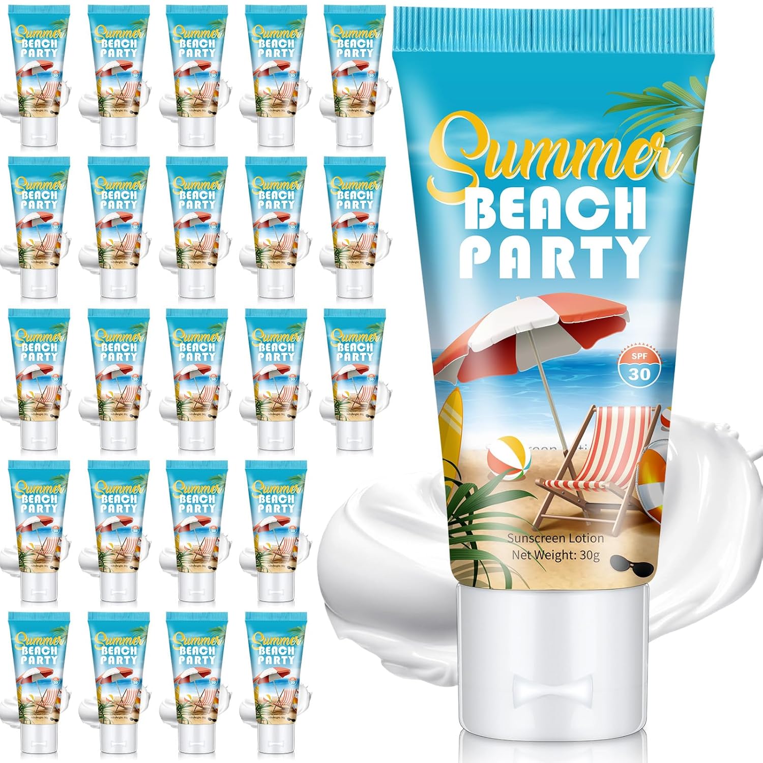Dansib SPF 30 Mini Sunscreen Lotion 1oz Bulk Pack Beach