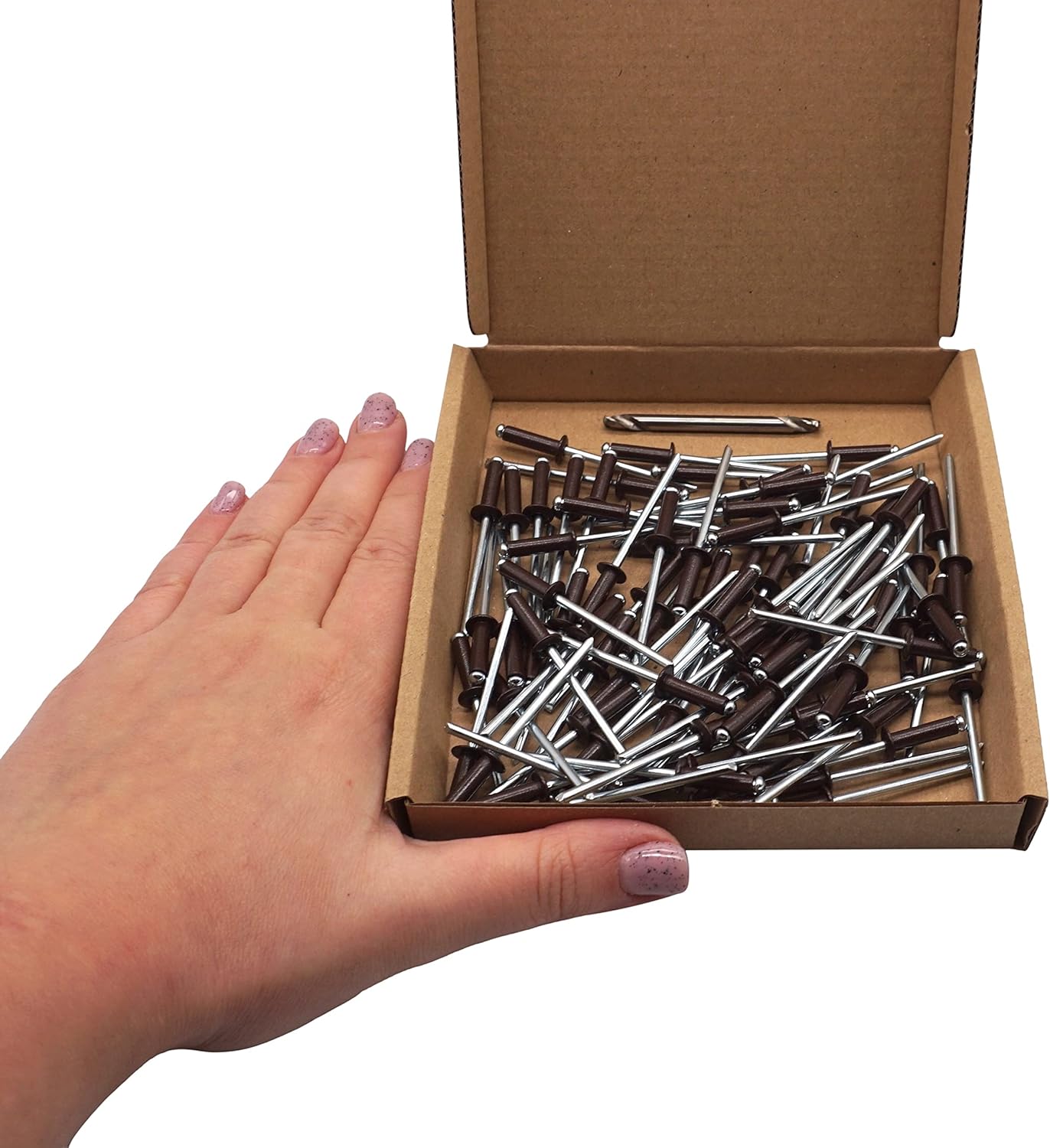 SKIR'CO 80 Painted Aluminum Blind Rivets 4.0 x 14 mm Chocolate Brown