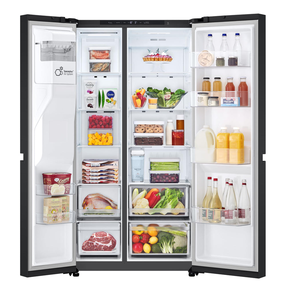 LG GSLC41EPPE Side-by-Side | Smart inverter Compressor |Eis- und Wasserspender| Wassertank | Freistehend | Total No Frost