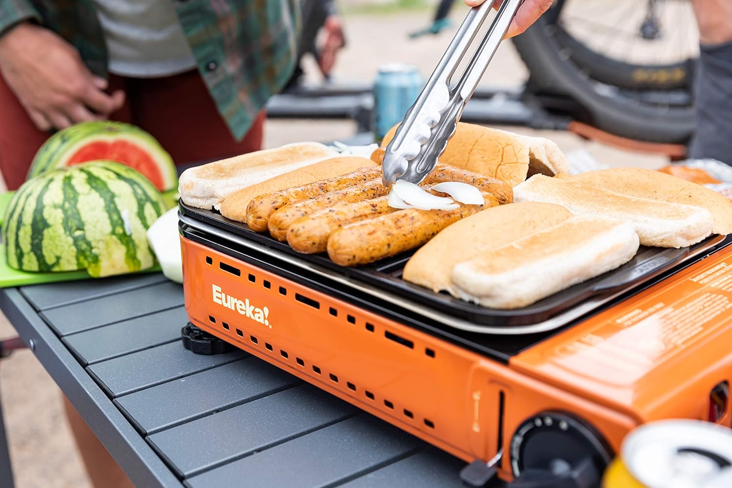 Eureka SPRK Portable Butane Camping Grill Potter's Clay