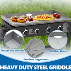 SafBbcue Heavy-Duty Steel Griddle Replacement Top for Blackstone 36"