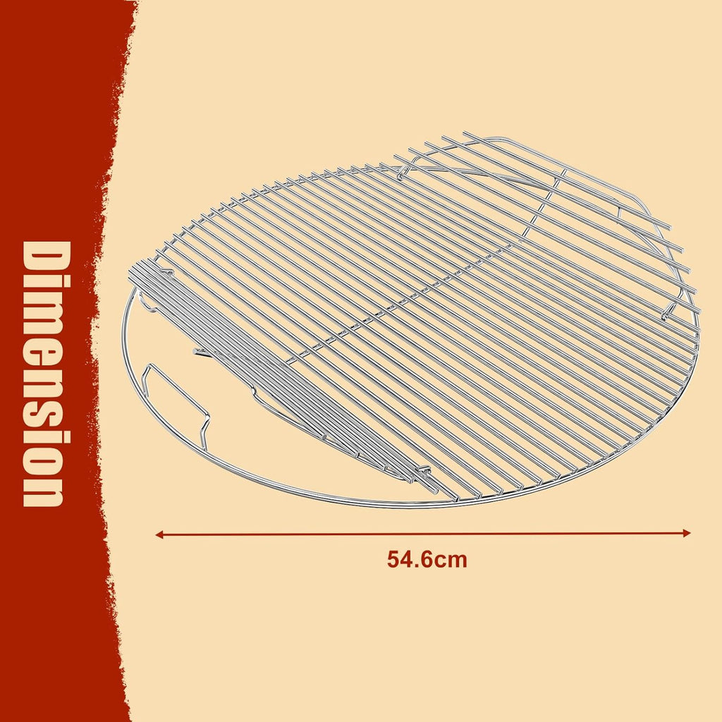 Denmay 7436 21.5in Round Cooking Grate for Weber 57cm Charcoal Grill