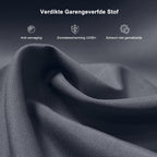 PURPLE LEAF 3x4m Aluminum Pergola Sliding Roof Sun Shade Wood Grain Gray