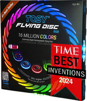 TOSY RGB LED Flying Disc 16 Million Colors Rechargeable