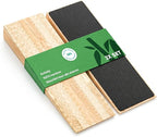 BAM BOO BOX Non-Slip Bamboo Door Wedge 2-Pack