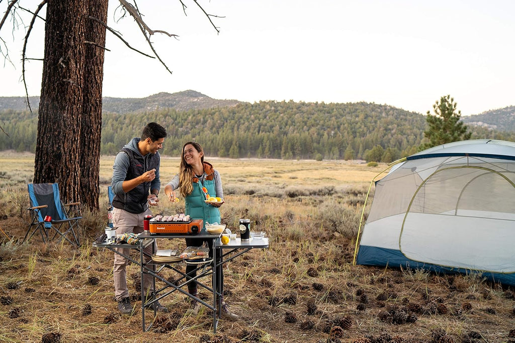Eureka SPRK Portable Butane Camping Grill Potter's Clay