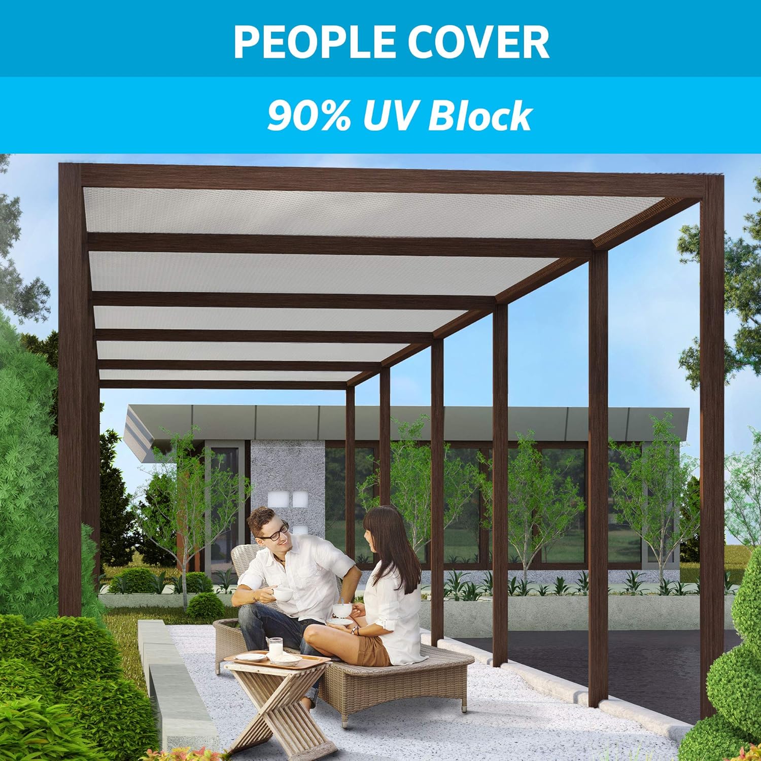 Coolaroo 90% UV Block Heavy Duty Shade Fabric